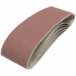 Bandes souples, corindon durable, encollage résine. Pour toutes les ponceuses à bande de 75 x 533 mm