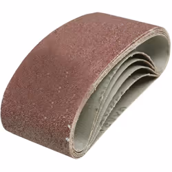 Bandes abrasives en corindon avec liant résine sur support tissu GX51. Pourvue d'un point de jonction ne créant pas de surépa ...
