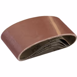 Bandes abrasives en corindon avec liant résine sur support tissu GX51. Pourvue d'un point de jonction ne créant pas de surépa ...