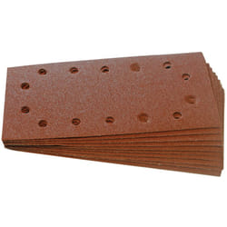 10 feuilles auto-agrippantes perforées 115 x 230 mm grain 60 Silverline 986461