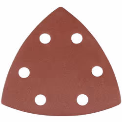 Feuilles abrasives en corindon à liant résine sur feuille de grammage E. Pré-percées pour favoriser l'extraction des poussièr ...