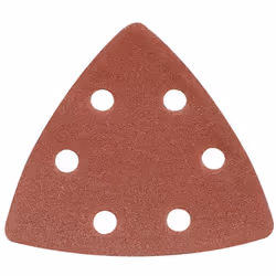 Feuilles abrasives en corindon à liant résine sur feuille de grammage E. Pré-percées pour favoriser l'extraction des poussièr ...