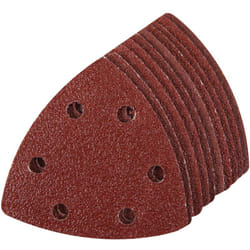 Feuilles abrasives triangulaires auto-agrippantes, 90 mm - 10 pcs Grain 60
