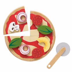 Le Toy Van Wooden Pizza, 100% Chef, 2 an(s)