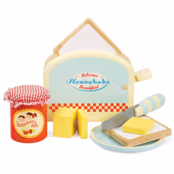 Le Toy Van Toaster Breakfast Set, Cuisine et alimentation, 3 an(s)