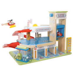 Le Toy Van Le Grand Garage, Voiture et garage, 3 an(s), Multicolore, Bois
