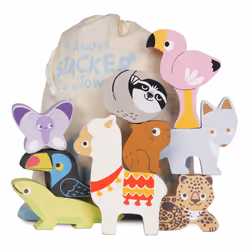 Le Toy Van Andes Wooden Animals Stacking Toy
