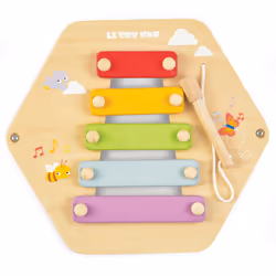 Le Toy Van Xylophone Activity Tile, Instrument de musique jouet, Xylophone, 1,75 an(s), Multicolore