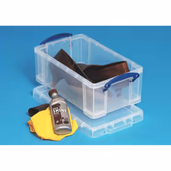 Really Useful Boxes 5L Box Transparent, Boîte de rangement, Transparent, Rectangulaire, Polypropylène (PP), Monochromatique,  ...