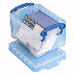 Really Useful Boxes UB033, Transparent, 54 g, 90 x 60 x 55 mm, 120 x 85 x 65 mm