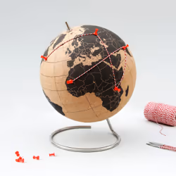 SUCK UK Cork Globe Globe terrestre 25 cm