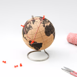 SUCK UK Cork Globe Globe terrestre 25 cm