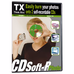 Think Xtra CDSoft-R Photo, CD-R, 120 mm, 680 Mo, 2 pièce(s)