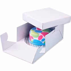 PME BCR870 boîte de rangement pour gâteau Carré Carton Blanc