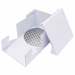 PME BBR884, Boîte de conservation à gâteau, Carré, Blanc, Carton, 330 mm, 330 mm