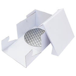 PME BBR884 boîte de rangement pour gâteau Carré Carton Blanc