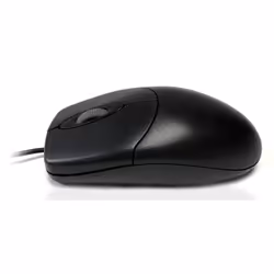 Accuratus 3331, Ambidextre, Optique, USB Type-A + PS/2, 1000 DPI, Noir