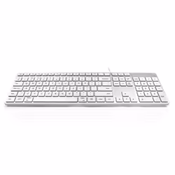 Accuratus KYBAC301-USBMACW clavier USB Qwerty Blanc