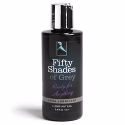 Lovehoney Fifty Shades of Grey Ready for Anything, Lubrifiant à base d'eau, 100 ml, Masturbation, Vaginal, Corps entier, Bout ...