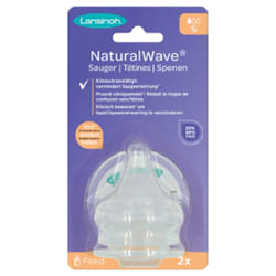 Lansinoh Natural Wave 2 Tétines Débit Lent