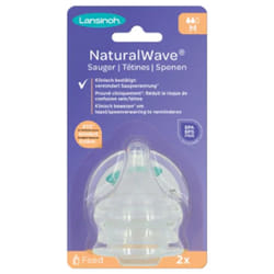 Lansinoh Natural Wave 2 Tétines Débit Moyen