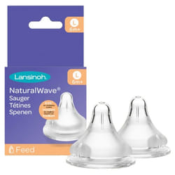 Lansinoh Natural Wave 6m+ 2 Tétines
