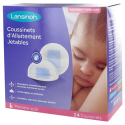 Lansinoh 24 Coussinets d'Allaitement Jetables