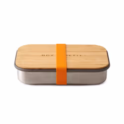 black+blum BAM-SB003, Boîte, Rectangulaire, Orange, Argent, Bois, Silicone, Acier inoxydable, Bois, 150 mm, 220 mm
