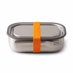 black+blum BAM-SS-L003, Boîte de rangement alimentaire, Adulte, Orange, Acier inoxydable, Silicone, Acier inoxydable, Monochr ...