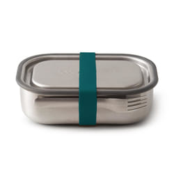 black+blum BAM-SS-L005 gamelle Boîte de rangement alimentaire Silicone, Acier inoxydable Bleu, Acier inoxydable 1 pièce(s)