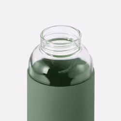 black+blum GR-WB-M010 gourde Utilisation quotidienne 0,6 ml Verre, Nylon, Polypropylène (PP), Silicone, Acier inoxydable Olive