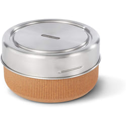 black+blum GR-LB-L014 gamelle Boîte de rangement alimentaire 0,75 L Verre, Polypropylène (PP), Silicone, Acier inoxydable, Bois Amande 1 pièce(s)