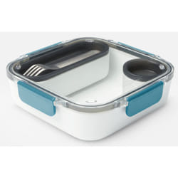 black+blum BAO-BA005 gamelle Boîte de rangement alimentaire 1 L Silicone, Acier inoxydable Acier inoxydable, Turquoise 1 pièce(s)
