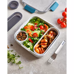 black+blum BAO-BA005 gamelle Boîte de rangement alimentaire 1 L Silicone, Acier inoxydable Acier inoxydable, Turquoise 1 pièce(s) - Vue supplémentaire 6