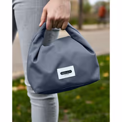black+blum LBB015 gamelle Sac repas 6,7 L Fer, Polyéthylène téréphthalate (PET), Poly-acétate de vinyle (PEVA), Polypropylène (PP) Gris, Couleur ardoise 1 pièce(s)