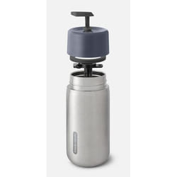 black+blum TC-SS015 gourde Randonnée 340 ml Nylon, Polyoxyméthyléne (POM), Polypropylène (PP), Silicone, Acier inoxydable Gris