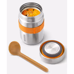 black+blum BAM-FFB-S010 boîte hermétique alimentaire Rond Flacon 0,4 L Olive, Acier inoxydable 1 pièce(s)