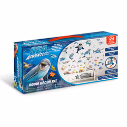 Walltastic 45453, 124 pièce(s), Sea Adventure, Multicolore