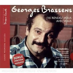 Alive AG J'ai Rendez-Vous Avec Vous (Best Of Early Years) CD Chanson Brassens, Georges