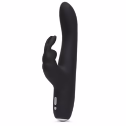 Lovehoney Fifty Shades of Grey Greedy Girl, Noir, Silicone, Courbé, Mat, Latex, Masturbation, Sexe vaginal