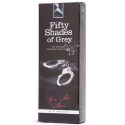 Lovehoney Fifty Shades of Grey You. Are. Mine. Manchons de mains de contention Acier inoxydable Métal