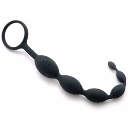 Lovehoney Fifty Shades of Grey Pleasure Intensified Perles pour anus Noir Silicium 1 pièce(s)