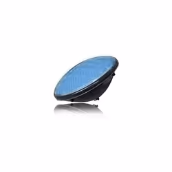 led pool bulb par56 15w 1300lm blue light measures : ø17,6x6cm (diameter/height) 25000h 12v energy class : a. angle d'ouvertu ...
