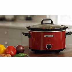 Crock-Pot SCV400RD mijoteuse 3,5 L Noir, Rouge