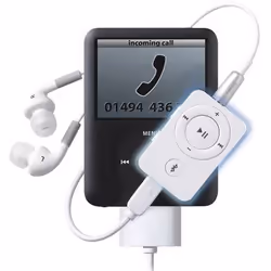 GEAR4 PG83, iPod Nano, Blanc, Bluetooth, Sans fil