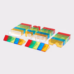 Tickit Blocs de couleur translucides, 1 an(s), Acrylique, Multicolore, Translucide