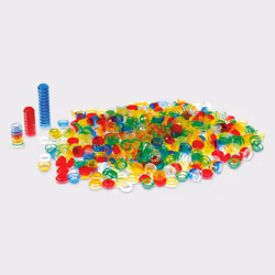 Tickit Comptoirs empilables translucides, 3 an(s), Acrylique, Multicolore, Translucide