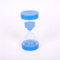 Tickit Sabliers ColourBright 5 Minutes Bleu, Bleu, Plastique, unisexe, 3 an(s), 5 min, 72 mm