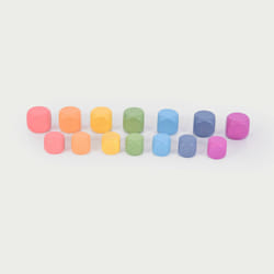 Tickit Cubes en bois arc-en-ciel