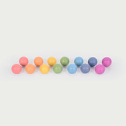 Tickit Boules en bois arc-en-ciel